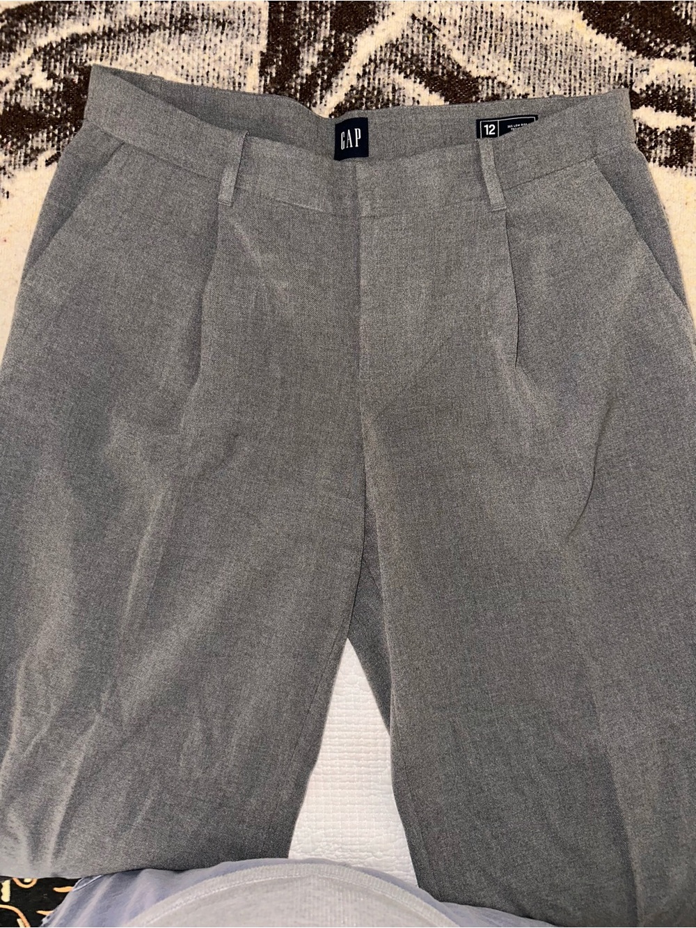 GAP Men's Gray Flat Front Dress Shorts